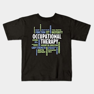 Ot Words Ot Month For Occupational Therapist Kids T-Shirt